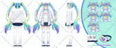 draw character sheet for your oc,  waifu and husbando