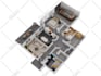 redraw or design 2d and 3d floor plan