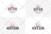 design simple, flat and minimalist animal logo
