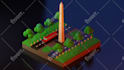 create 3d low poly models or environment