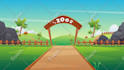 make cartoon background illustration