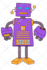 draw vintage robot characters for you
