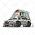 draw sd chibi anime car illustration