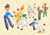 illustrate original children characters for brands
