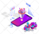 do any isometric illustration design