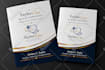 design a professional presentation folder, pocket folder, or corporate folder