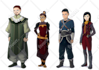 draw you as element bender and avatar
