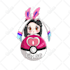 draw your video mp4 gifs in chibi anime style with aiueo or based your stories