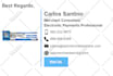 design  clickable HTML email signature for gmail,outlook, yahoo mail, etc
