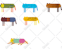 draw simple flat illustration