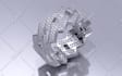 do 3d cad jewelry design of engagement rings and wedding bands for 3d printing