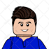 draw you in awesome lego cartoon style minifigure