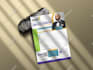 do editable canva brochure, canva flyer, canva trifold design