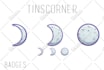 create aesthetic and cute custom sub badges
