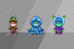 create pixel art characters animations objects for you