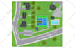 draw map illustration site plan and landscape design