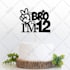 design a personalized cake topper digital file for laser cutting or 3d printing
