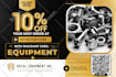 create a beautiful flyer, banner, cover or door hangers