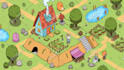 draw an isometric 2d location