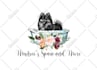 create watercolor pet groomer logo