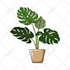 create cute plant illustration for sticker, t shirts, n merchandise