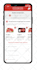design UI mobile app iphone android and mockups