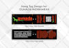 design clothing hang tag, neck tag and clothing labels