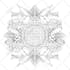 illustrate unique mandala coloring book