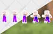 make 5 minecraft poses overlay for youtube twitch thumbnails