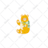 design cute animal cartoon character