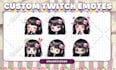 draw twitch emotes, animated emotes chibi emotes, discord emoji