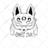 drawing a geometric hand drawn animal logo tattoos
