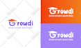 design clean modern app logo or app icon