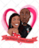 make your romantic valentines day artwork