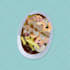 draw food in realistic cartoon illustration