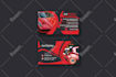 design double sided business card design print ready
