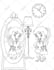 illustrate children and adult coloring book pages