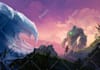 draw the landscape illustration or concept art