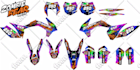 design your motorcycle decal with racing graphic or cartoon
