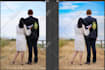 editing wedding photo and color correction in lightroom