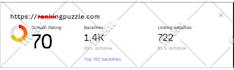 increase ahrefs dr  domain rating dr  70 plus