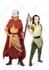 draw you as element bender and avatar