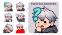 design custom twitch emotes or sub badges
