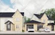 create 3d rendering for house exterior, architecture design
