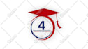 educational , courses , academy ,  training and learning logo