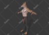 do 3d game character modeling, texturing and rigging