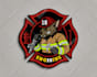 do premium quality firefighter logo hoodie and tshirt design