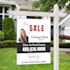 design real estate yard sign, realtor sign open house for sale just sold rollups