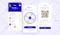 design modern mobile app UI UX in figma