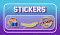 design animated twitch overlay obs overlay stream logo banner and emotes